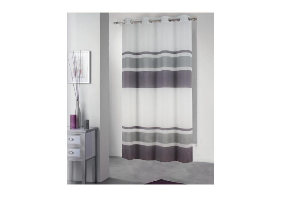 Zdjęcie: Zasłona dekoracyjna Nuka 140x250 cm fiolet CKR/LASHER