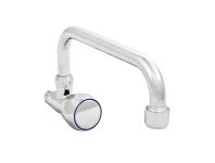 Zdjęcie: Kran czerpalny ścienny z wylewką typu U o długości 200 mm, pokrętło Modena INVENA