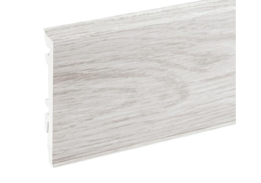 Zdjęcie: Listwa przypodłogowa PVC Masterline 1,3x8 cm, 2,2 m Marengo Mat CEZAR