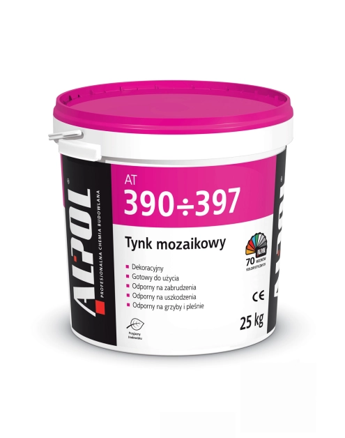 Zdjęcie: Tynk mozaikowy naturalny do 1.2 mm, kolor M035, 25 kg AT391 ALPOL