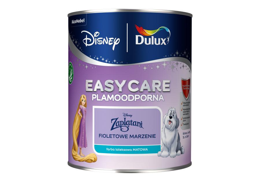 Zdjęcie: Farba lateksowa 1 L fioletowe marzenie matowa EASYCARE DISNEY
