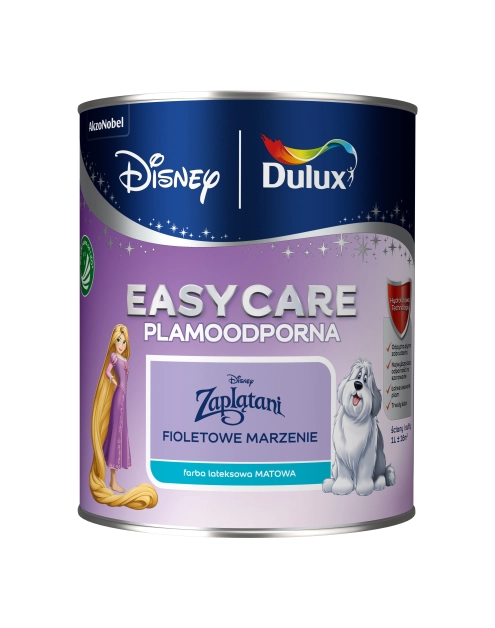 Zdjęcie: Farba lateksowa 1 L fioletowe marzenie matowa EASYCARE DISNEY