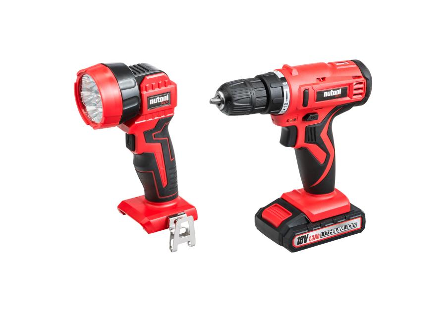 Zdjęcie: Wiertarko -wkrętarka 18V z latarką NUTOOL