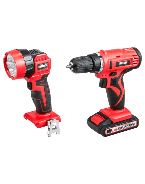 Zdjęcie: Wiertarko -wkrętarka 18V z latarką NUTOOL