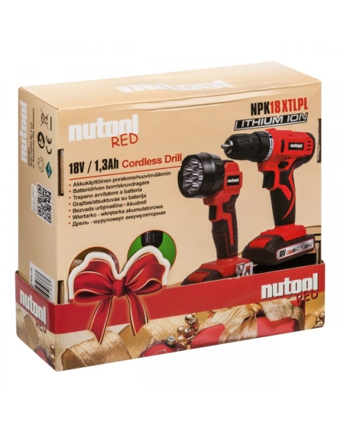 Zdjęcie: Wiertarko -wkrętarka 18V z latarką NUTOOL