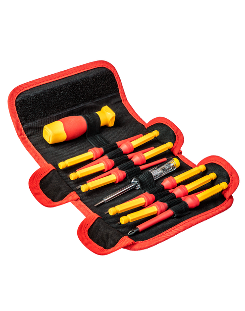 Zdjęcie: Końcówki wkrętakowe z uchwytem 1000V, 12 sztuk NEO