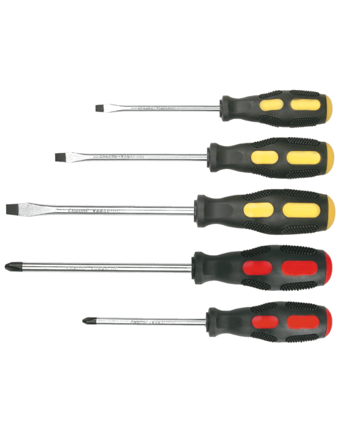 Zdjęcie: Wkrętaki, zestaw 5 sztuk TOP TOOLS