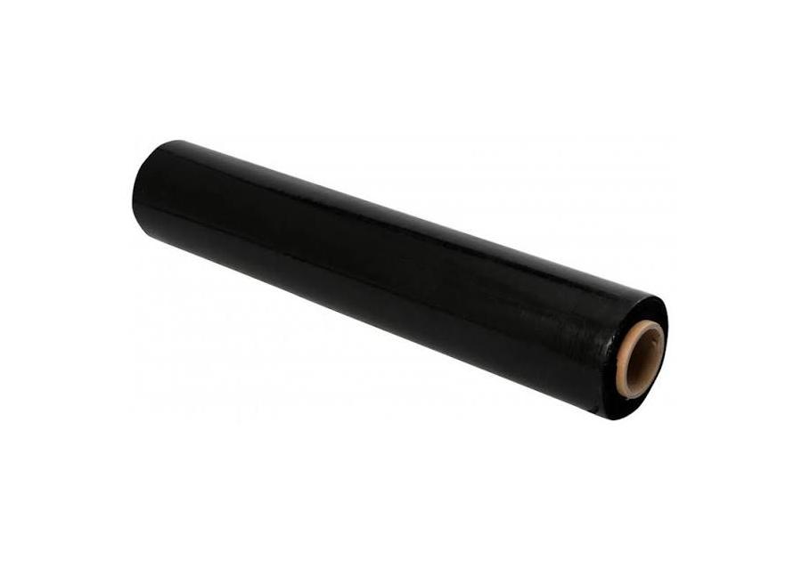 Zdjęcie: Folia stretch czarna 50 cm x 190 m 0,017 mm na rdzeniu CIRET