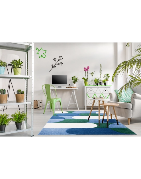 Zdjęcie: Dywan Bond 200x290 cm bloki wielokolorowy MULTI-DECOR