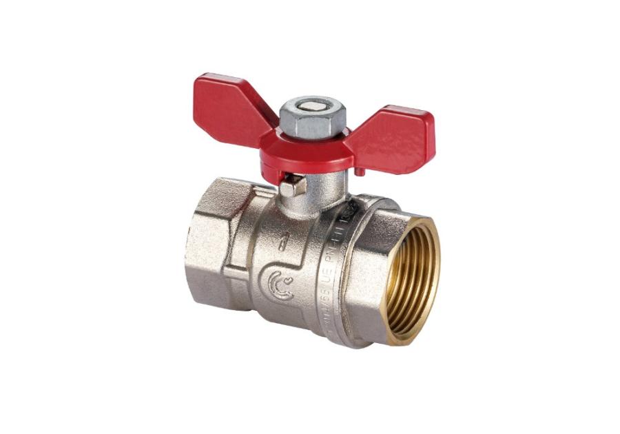 Zdjęcie: Zawór kulowy S30 W/W 1/2" z motylkiem, PN30 CALIDO