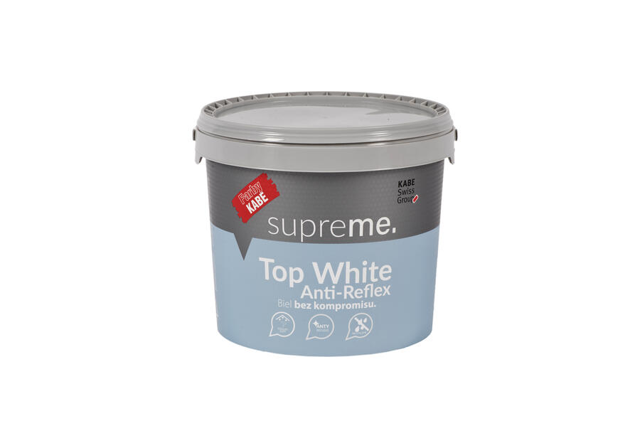 Zdjęcie: Farba antyrefleksyjna Supreme Top White 10 L FARBY KABE