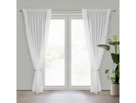 Zdjęcie: Firana gotowa Luisa 2 na taśmie 140 x 270 cm biały EUROFIRANY
