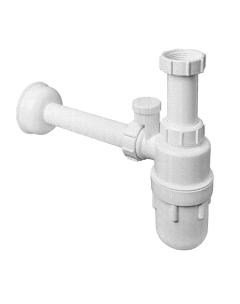 Zdjęcie: Syfon umywalkowy butelkowy gastronomiczny 1.1/4x32 mm z napowietrznikiem bez spustu MCALPINE