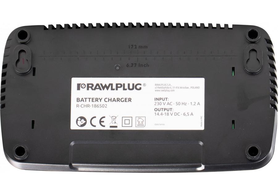 Zdjęcie: Szybka ładowarka 6,5 A 18 V RawlCHARGER RAWLPLUG