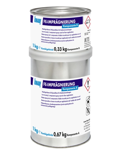 Zdjęcie: Żywica epoksydowa pod podkłady anhydrytowe FE Impr gnierung 1 kg KNAUF