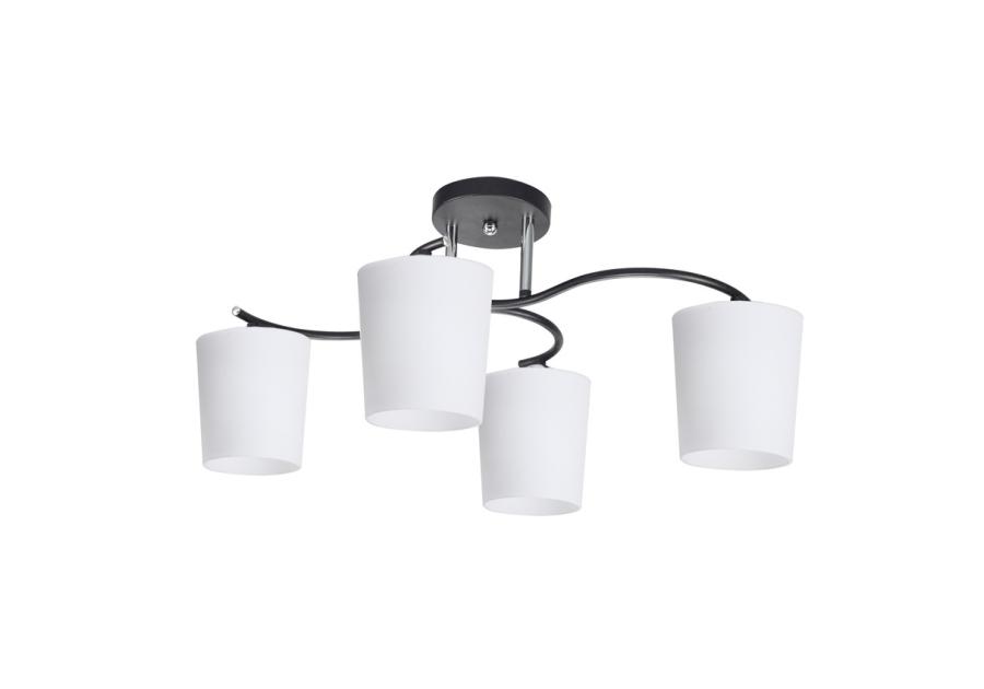 Zdjęcie: Lampa sufitowa Esnyr chromowy + czarny 4x40 W E27 klosz biały CANDELLUX
