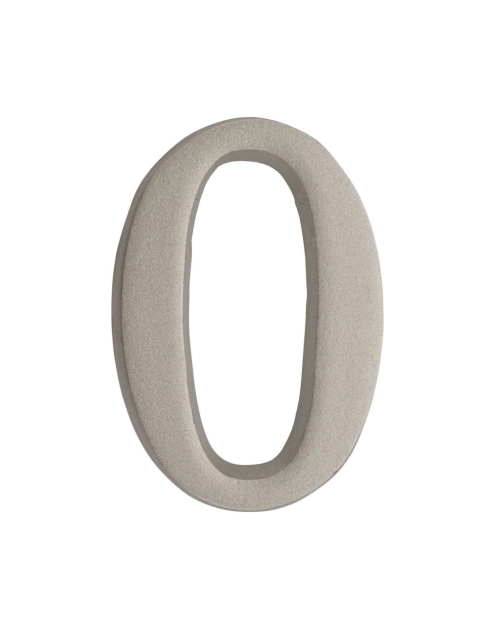 Zdjęcie: Cyfra 0 samoprzylepna nikiel satyna 50 mm METRO