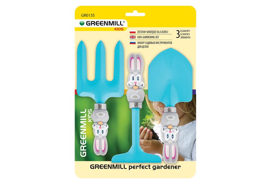 Zdjęcie: Zestaw narzędzi ogrodowych dla dzieci GREENMILL KIDS