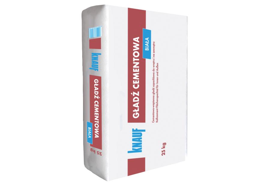 Zdjęcie: Gładź cementowa biała 25 kg KNAUF