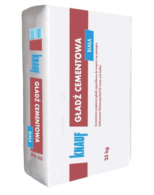 Zdjęcie: Gładź cementowa biała 25 kg KNAUF