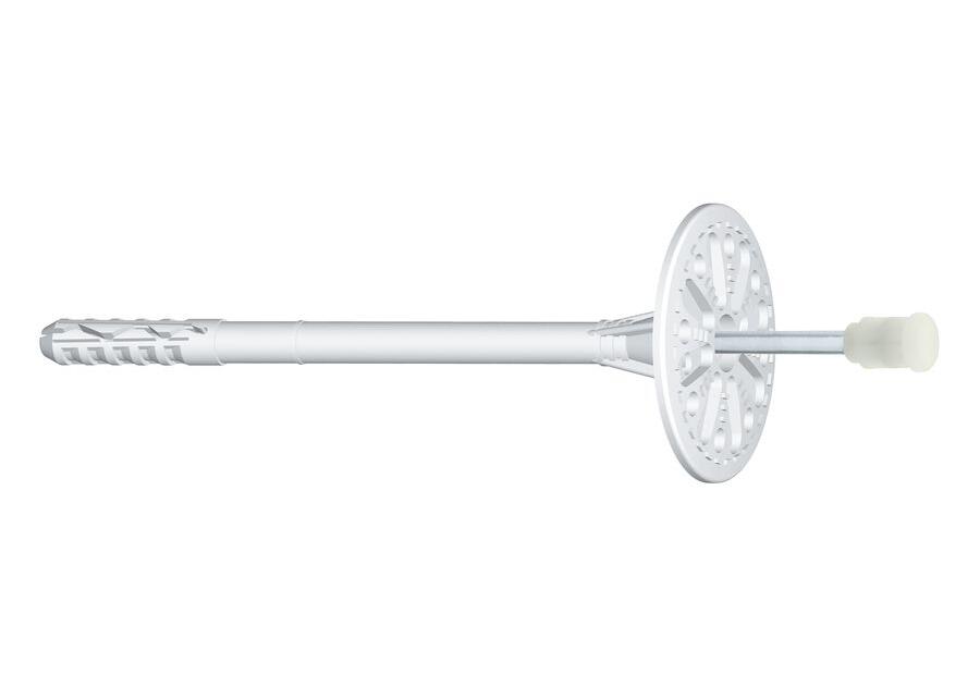 Zdjęcie: Kołek styropianowy łącznik wbijany z trzpieniem stalowym LMX 10x220 mm  - 100 szt. WKRĘT-MET