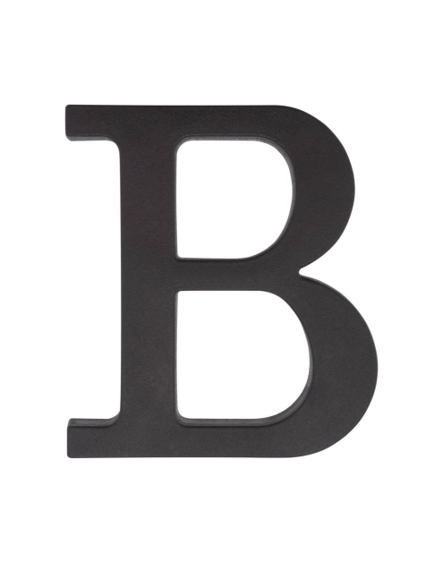 Zdjęcie: Litera "B" plastikowa czarna 90 mm METRO
