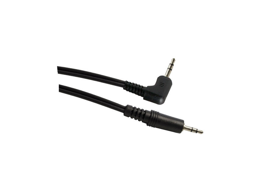 Zdjęcie: Przewód Jack-Jack 3,5 mm, 0,8 m, wtyk kątowy BMEN80B DPM SOLID