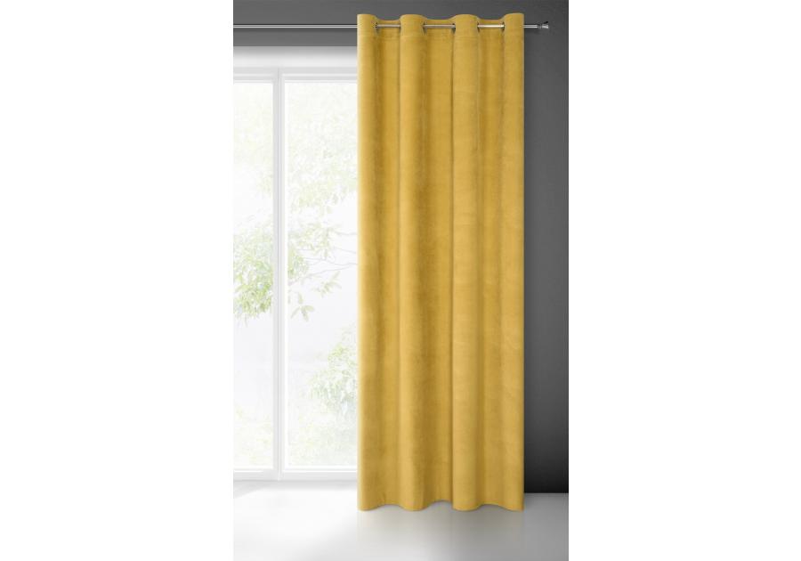 Zdjęcie: Zasłona gotowa Milo 140x250 cm złoty EUROFIRANY