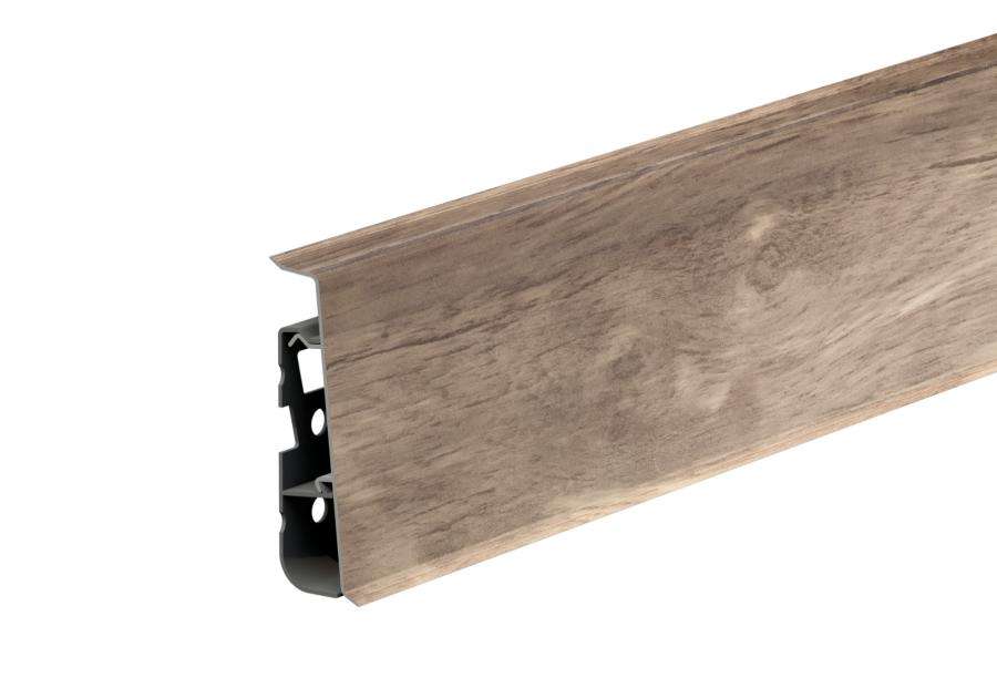 Zdjęcie: Listwa przypodłogowa PVC Hi Line Prestige 2,2x7,5 cm 2,50 m Dąb Celtycki 2594 Mat CEZAR