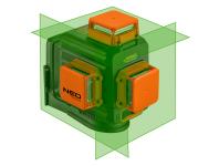 Zdjęcie: Laser 3D, zielony, walizka, tarcza celownicza, magnetyczny uchwyt, ładowarka NEO