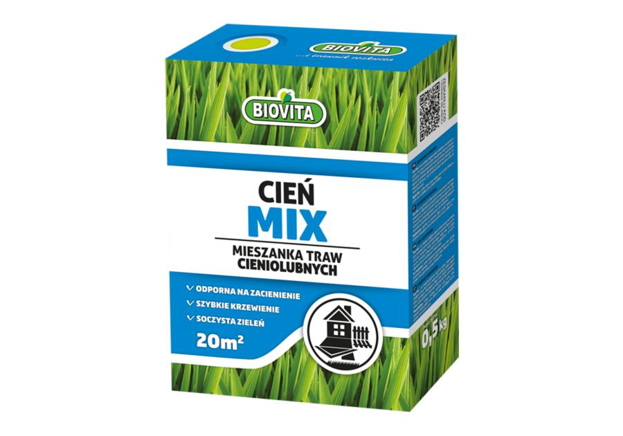 Zdjęcie: Mieszanka nasion traw cieńmix 0,5 kg BIOVITA