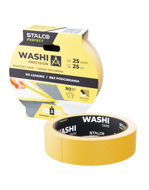 Zdjęcie: Taśma malarska Washi precyzyjna 25 mm x 25 m PERFECT
