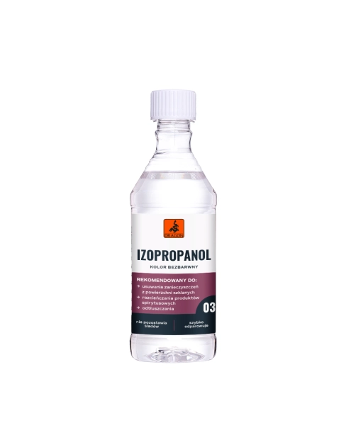 Zdjęcie: Izopropanol 500 ml bezbarwny DRAGON