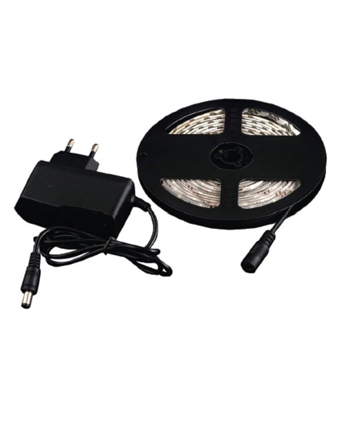 Zdjęcie: Taśma 180 LED 3 m 4,8 W/m IP65 zasilacz DC 12V 1.25A niebieski POLMARK