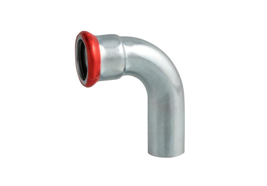 Zdjęcie: Kolano zaciskowe nyplowe 28 90 stopni C-Press PIPELIFE