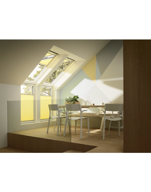 Zdjęcie: Okno kolankowe VFE 3066 drewniane otwierane uchylnie, 94x95 cm VELUX