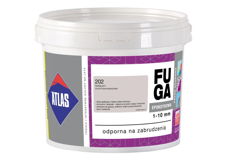 Zdjęcie: Fuga epoksydowa 1-10 mm popielaty 5 kg ATLAS