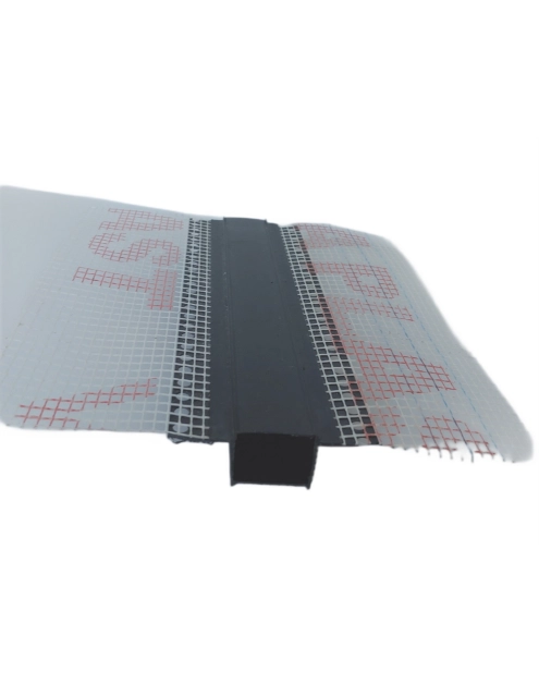 Zdjęcie: Listwa do boniowania PVC z siatką BP11 H3NS L300 szary ciemny BELLA PLAST