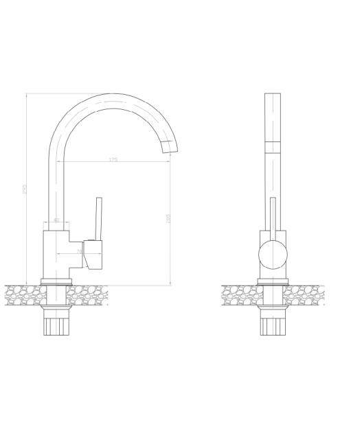 Zdjęcie: Bateria zlewozmywakowa Solo INVENA