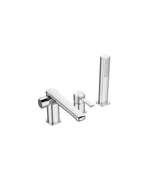 Zdjęcie: Bateria wannowa 3-otworowa Glamour chrom INVENA