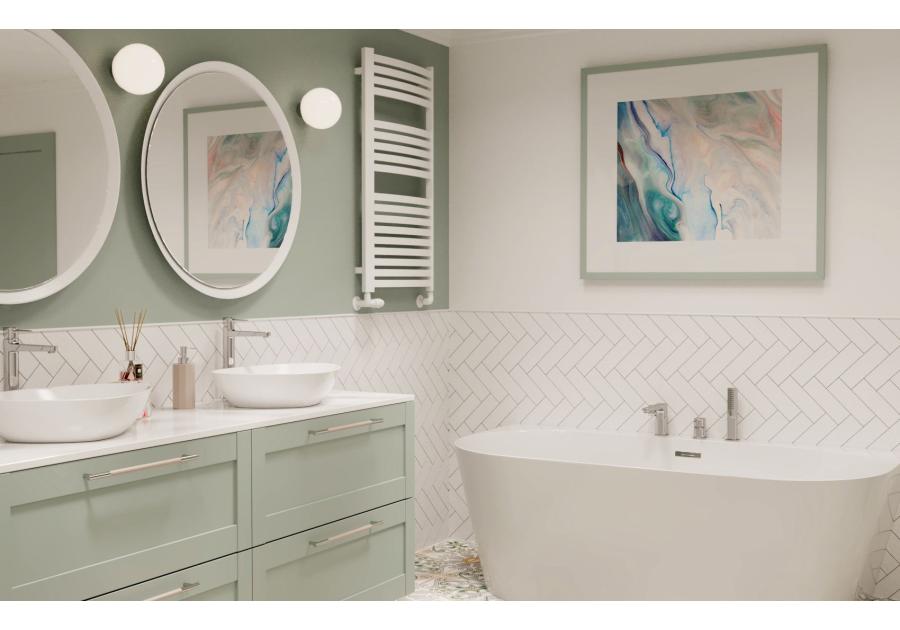 Zdjęcie: Bateria wannowa 3-otworowa Glamour chrom INVENA