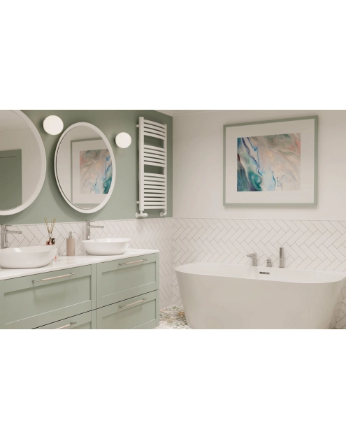 Zdjęcie: Bateria wannowa 3-otworowa Glamour chrom INVENA