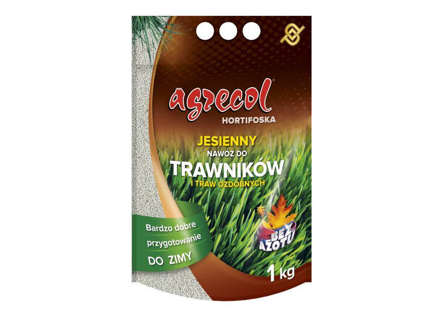 Zdjęcie: Nawóz do trawników i traw ozdobnych jesienny Hortifoska 1 kg  AGRECOL