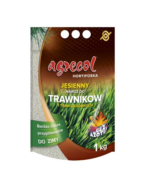 Zdjęcie: Nawóz do trawników i traw ozdobnych jesienny Hortifoska 1 kg  AGRECOL