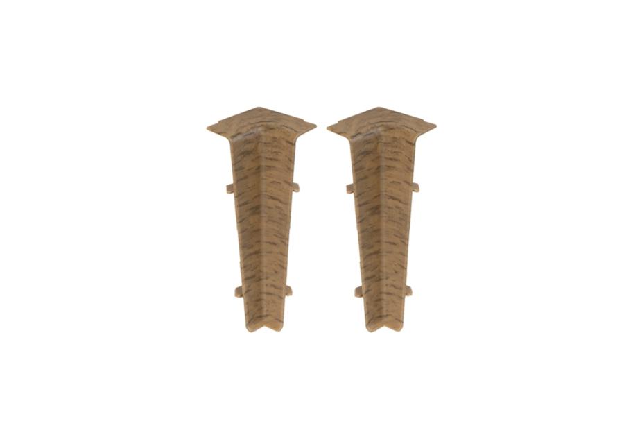 Zdjęcie: Zakończenia do listwy przypodłogowej Hi Line narożnik wewnętrzny 2 szt. Ateny Mat CEZAR