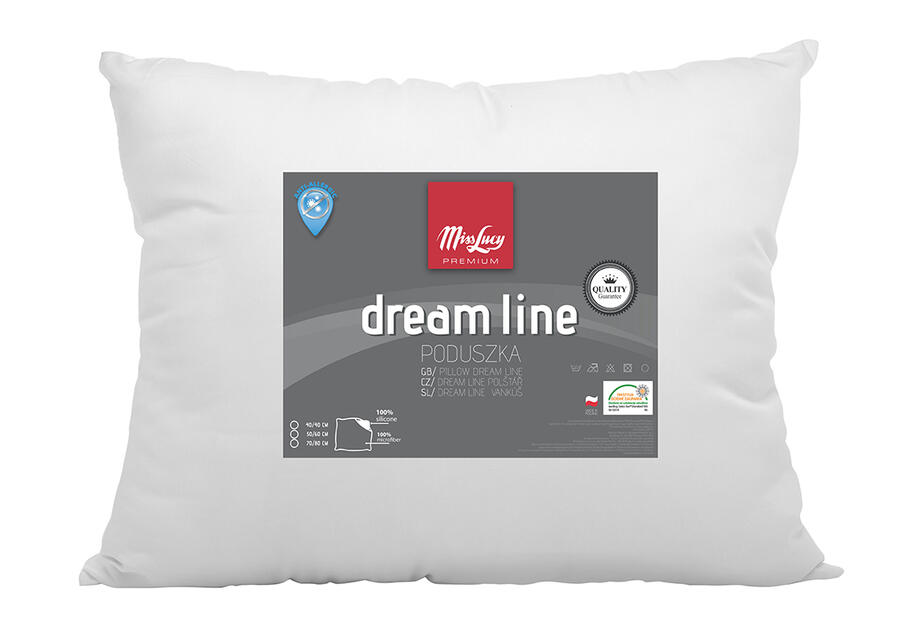 Zdjęcie: Poduszka silikonowa 70x80 cm Dream Line biała MISS LUCY