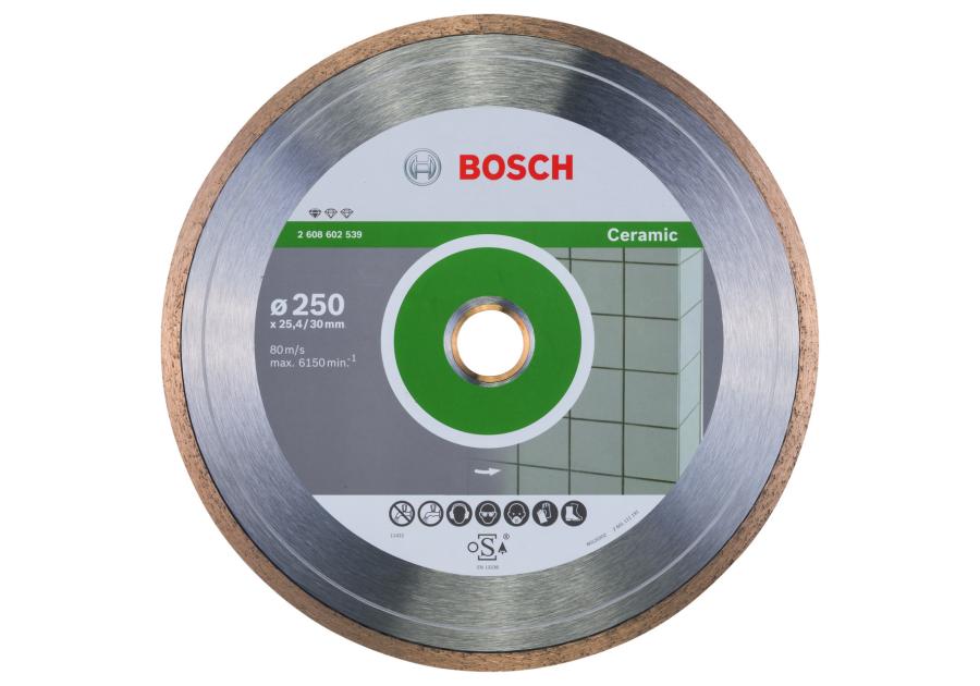 Zdjęcie: Tarcza tnąca diamentowa Standard for Ceramic 250 mm BOSCH