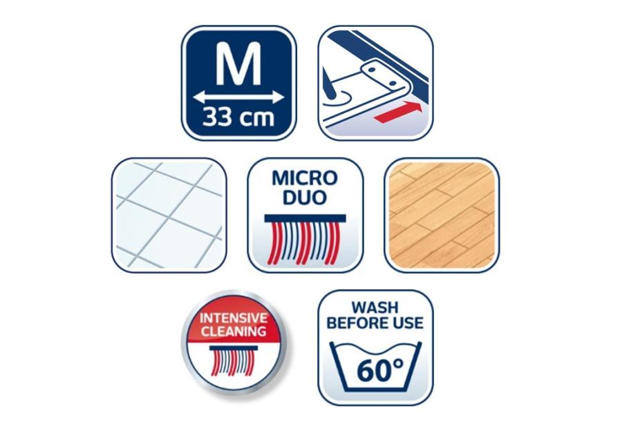 Zdjęcie: Nakładka micro duo do mopa Combi M LEIFHEIT
