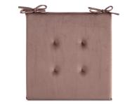 Zdjęcie: Poduszka na siedzisko Gaja 40x40x3 cm pudrowa EUROFIRANY