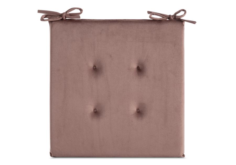 Zdjęcie: Poduszka na siedzisko Gaja 40x40x3 cm pudrowa EUROFIRANY